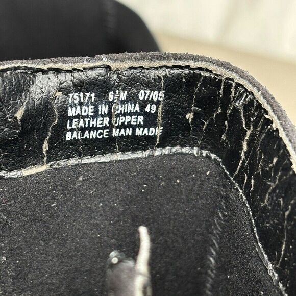 Clarks Ashlyn Black Suede Square Toe Zip Wedge Ankle‎ Bootie Womens Size 6.5 - Picture 10 of 10